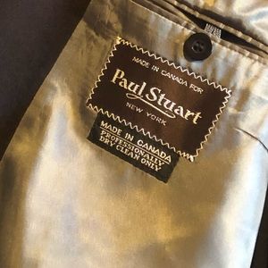 Paul Stuart Black Tuxedo w suspenders